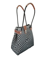 Bolsa Artesanal Entretejida Hecha A Mano Para Mujer Tote Bag