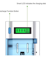 Cargador De Pilas O Baterias Aa Aaa C Y D Recargab Marca Ebl