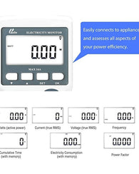 Monitor Medidor Consumo Electricidad Probador Kilo Watt Pn20