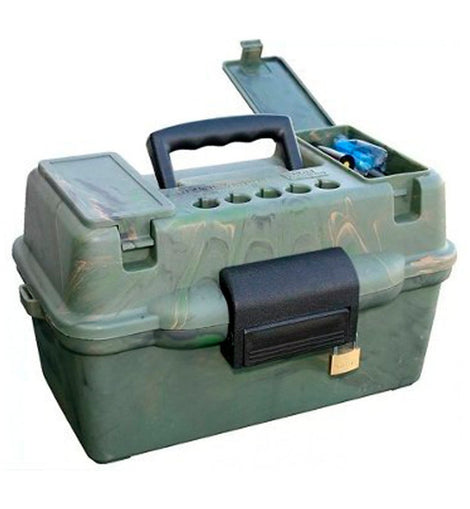 Estuche Caja 100 Tiros Escopeta Mtm Shotshell Maletin Camo