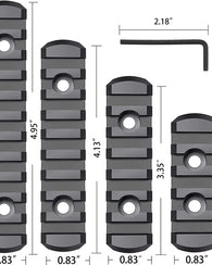 Montura Riel Picatinny Ar 15 Secciones Rieles Accesorios M4