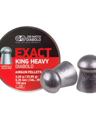Diabolo Jsb Match Exact King Mkii Heavy .25 Cal