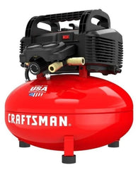 Compresor De Aire Eléctrico Portátil Craftsman Cmec6150 Monofásico 6gal 0.8cv 120v Rojo