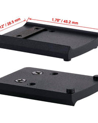 Adaptador Montura Base Rmr Pistola Glock Mira Red Dot Reflex