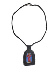 Divino Niño Jesús Escapulario Artesanal Hecho A Mano Piel