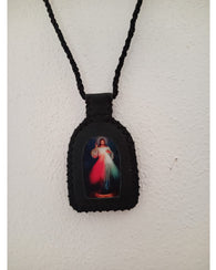 Escapulario Señor De La Misericordia Fe Y Esperanza En Piel
