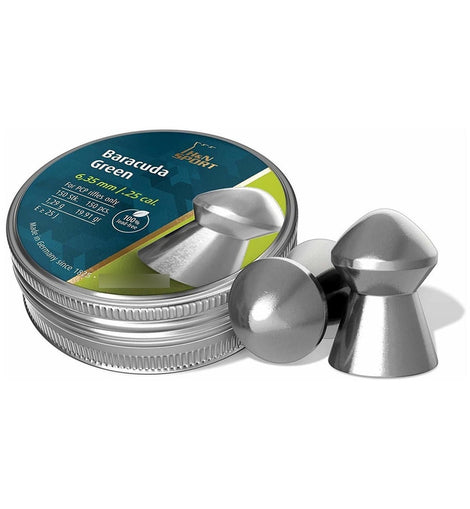 Diabolos H&n Sport Baracuda Green Sin Plomo  .25 Cal, Gris
