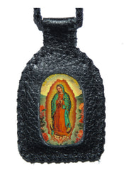 Escapulario A Mano Con Imagen De La Virgen De Guadalupe Arte