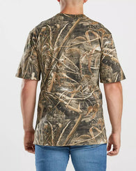 Playera Manga Corta Camouflage Para Caceria Pesca Camo Lirio