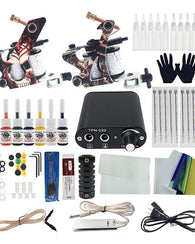 Kit De Tatuaje Profesional 2 Máquina Y Fuente De Alimentacio