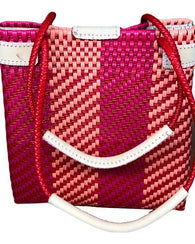 Bolso Artesanal Hecho De Plástico Toquilla Tote Bag