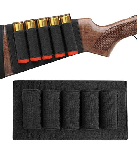 Porta Cartuchos Para Escopeta En Culata Funda Elastica Tiro