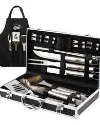 Juego De Kit Parrillero Bbq  Carne Asada Utensilios Asador