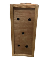 Gallera Transportadora Gallos Caja Jaula Artesanal Madera