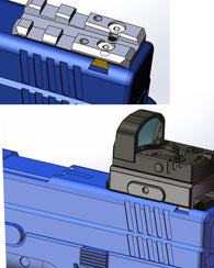 Adaptador De Montaje Para Mira Glock Reflex Red Dot Riel Pic