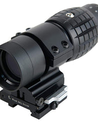 Magnificador 3x Para Mira Tactica Ajustable 3x30mm Montura Q