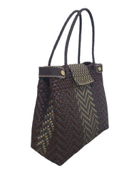 Bolsa  Artesanal Toquilla Tote Bag Tonos Tierra
