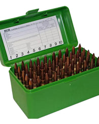 Estuche Porta Cartuchos Mtm Rifle 30-06 270 Tiros Bala Caja