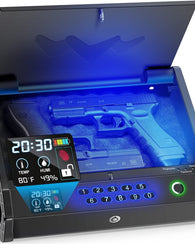 Holewor Caja Fuerte Biométrica Para Pistolas Con Pantalla Lc