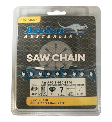 Cadena Para Motosierra Archer 20 Pulgadas