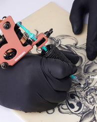 Kit Profesional Tatuar 4 Maquinas Equip Tinta Tatuaje Tattoo