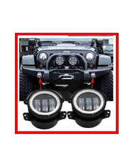 Par De Faros Led Para Niebla Neblina Jeep Wrangler 30w 4 Cre