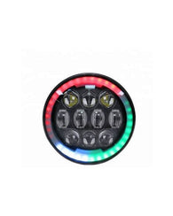 Faro Led Aro Angel Rgb Bluetooth Harley 5.7 Moto Colores Cel