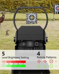 Mira Tactica Holografica Reflex Militar Punto Verde Rojo Ret