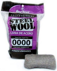 Lana De Acero 8 Almohadillas Red Devil Super Fino 0000 Pulir