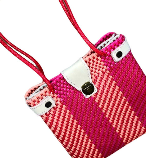 Bolso Artesanal Hecho De Plástico Toquilla Tote Bag
