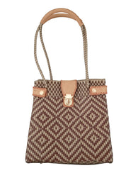 Bolsa Artesanal Hecha A Mano Para Mujer Tote Bag Dorado Mar
