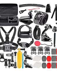 Kit Accesorios Gopro Estuche Monopod Pechera Adaptador 24 Pc