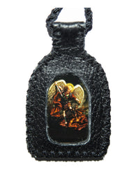 Escapulario Arcangel Hecho A Mano Con Diseño Religioso