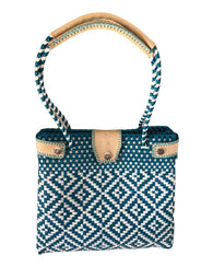 Bolsa Artesanal Dama Ecológica Para Playa Turquesa