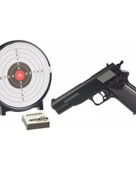 Pistola Colt 1911 De Resorte Kit Tiro Al Blanco Diana Barra