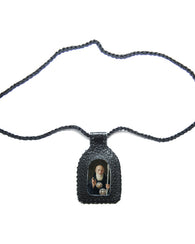 Escapulario De San Benito Protección Divina En Piel Negra