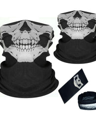 Pack De 2 Máscaras Faciales De Calavera Pasamontañas