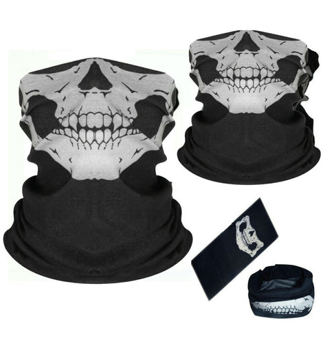 Pack De 2 Máscaras Faciales De Calavera Pasamontañas