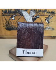 Cartera Original Hombre Billetera Caballero Piel Tiburon