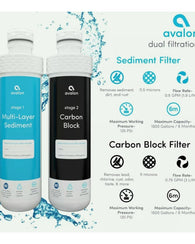Filtros Reemplazo 2 Etapas Enfriador Agua Avalon Nsf Certifi