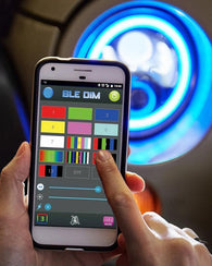 Par De Faros Angel Led Rgb Jeep Wrangler Bluethoot 7  Tj Jk