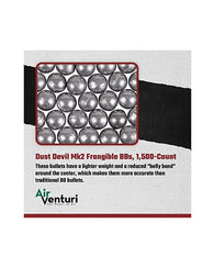 Municion Bbs Pistola 1,500 Ct. Air Venturi Dust Devil Mk2