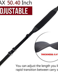 Correa Porta Fusil Rifle Negro Sling Correa Escopeta Armas