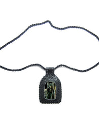 Escapulario Santa Muerte Hermoso Trono Para La Buena Suerte