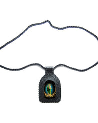 Escapulario Religioso Tejido A Mano Imagen San Judas Tadeo