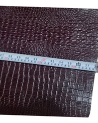 Rollo De Piel Cuero Res Vaca Grabado Exotico Tipo Cocodrilo