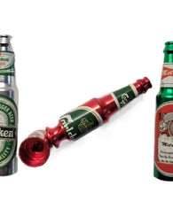 Pipe Mini Diseño Beer Metalico Portatil Portable Hierbas