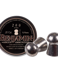 Diabolos Benjamin .25 Punta 27.8 Gr 200 Pzs Rifles Pcp 6.4mm