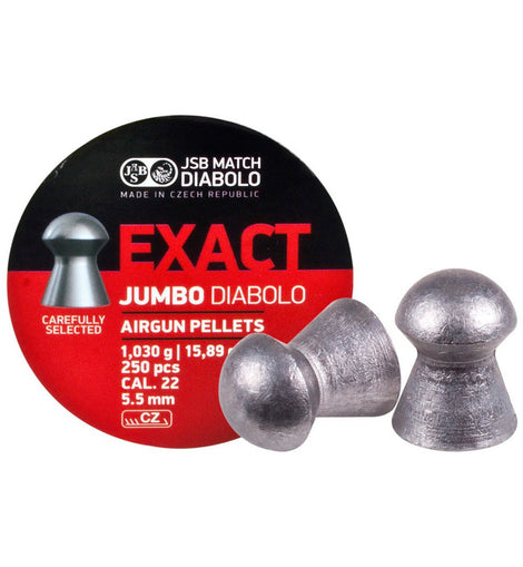 Diabolos Exact Jumbo Jsb Match Calibre .22 5.5 250 Pzs