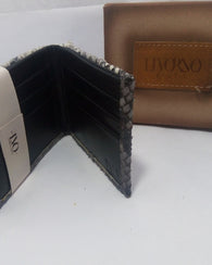 Cartera Original Hombre Billetera Caballero Piel Piton Exoti